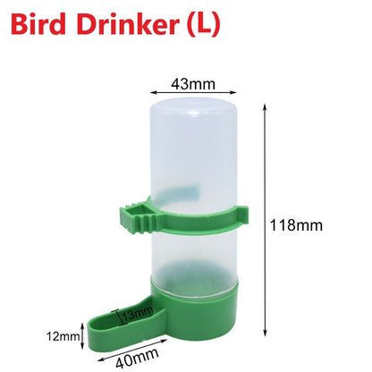 1 Pcs/ Lot Bird Feeder Waterer Drinker