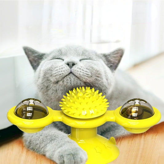 Windmill Cat Toy Interactive Pet Toys