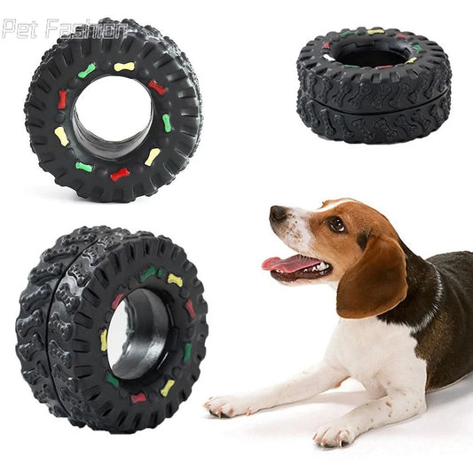Mini Elasticity Tire Dog Cat Toy